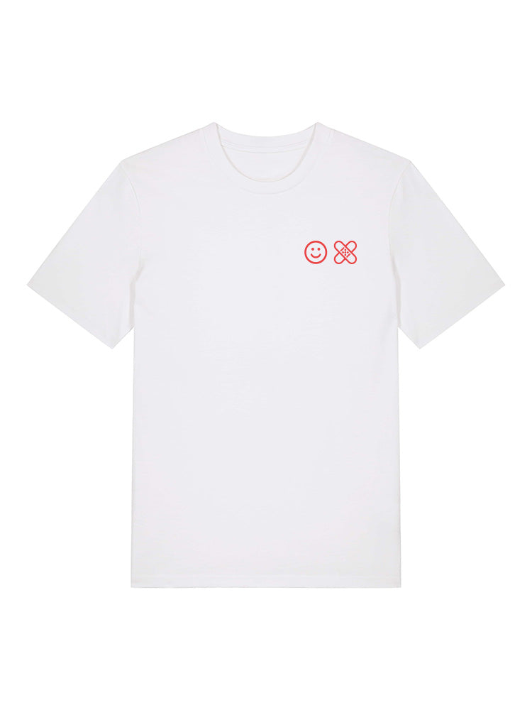T-Shirt "Smiley + Pflaster"