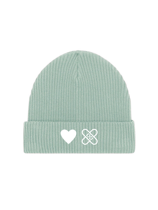 Mütze „Herz+ Pflaster“ mint